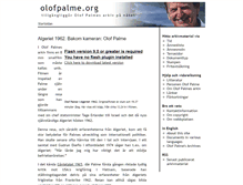 Tablet Screenshot of olofpalme.org